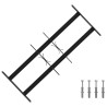 Grille de sécurité pour fenêtres avec 2 barres transversales 647704647704