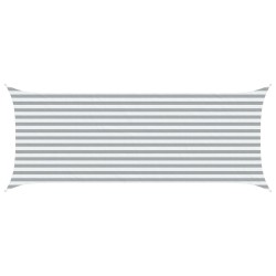 Voile d'ombre Gris clair et blanc 5 x 2 m 647707647707
