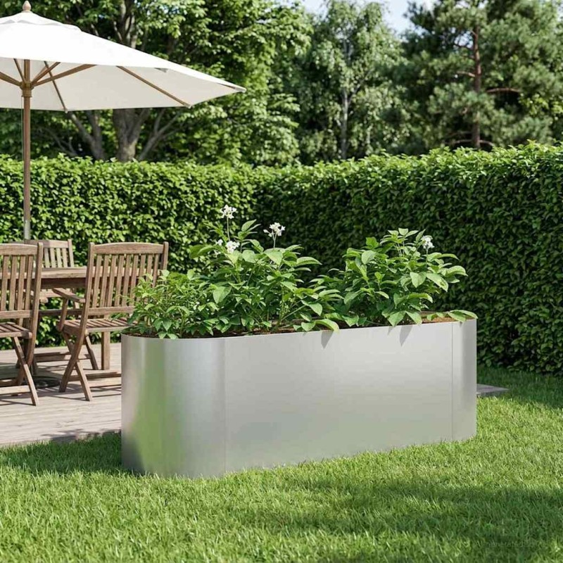 Jardin surélevé Acier galvanisé 120 x 40 x 40 cm 647709647709