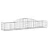 Paniers à gabions arqués 7 pcs 300x50x40/60 cm fer galvanisé 647710647710