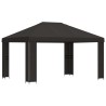 Pavillon 4 × 3 m Anthracite Polyester et Acier 190 gsm 647729647729