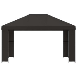 Pavillon 4 × 3 m Anthracite Polyester et Acier 190 gsm 647729647729