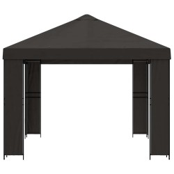 Pavillon 4 × 3 m Anthracite Polyester et Acier 190 gsm 647729647729