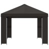 Pavillon 4 × 3 m Anthracite Polyester et Acier 190 gsm 647729647729