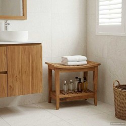 Table d'appoint de salle de bain Naturel 50 x 35 x 45 cm 647745647745