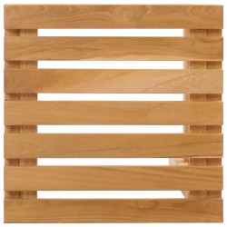 Tabouret de bar 4 pcs Naturel Bois de teck massif 647746647746
