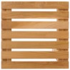 Tabouret de bar 4 pcs Naturel Bois de teck massif 647746647746