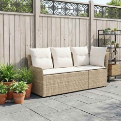 Sofa de jardin avec accoudoirs et sofa d'angle 2 Pièce Rotin PE 647747647747