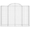 Paniers à gabions arqués 5 pcs 200x50x140/160 cm Fer galvanisé 647756647756