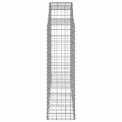 Paniers à gabions arqués 5 pcs 200x50x140/160 cm Fer galvanisé 647756647756