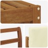 Ensemble de canapé d'angle avec coussin 6 pcs Naturel et Crème 647763647763