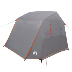 Tente tunnel Gris et orange 275 x 240 x 200 cm 647767647767