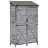 Abri de jardin Gris 106 x 56 x 176,5 cm Bois de Sapin Massif 647785647785