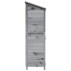 Abri de jardin Gris 106 x 56 x 176,5 cm Bois de Sapin Massif 647785647785