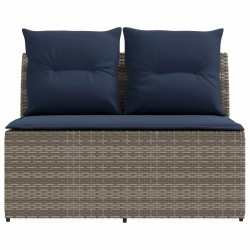 2 Pièce Canapé du milieu de jardin avec table relevable 647786647786