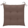 Chaises de jardin lot de 4 avec coussins Bois d'acacia massif 647793647793