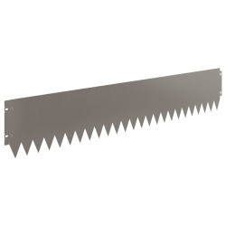 Bordure de Pelouse 30 pcs 103 x 20 cm Acier Rouillé 647796647796