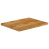 Dessus de table à bord vivant 90x60x2,5 cm bois massif manguier 647798647798