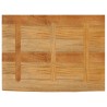 Dessus de table à bord vivant 90x60x2,5 cm bois massif manguier 647798647798