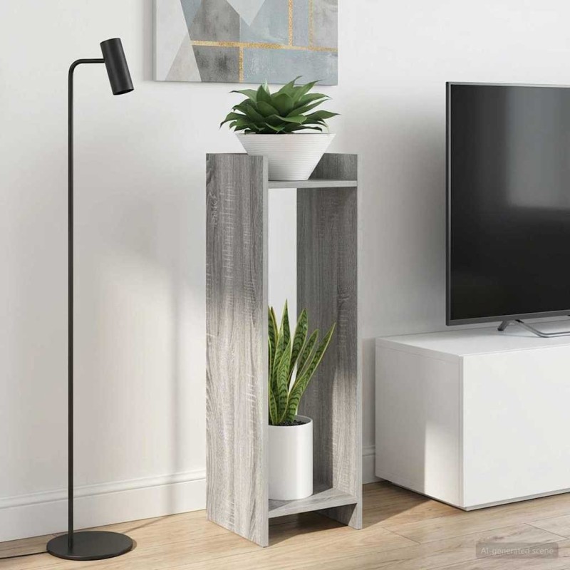 Support de Plante 2 pc Gris Sonoma 30 x 30 x 100 cm 647801647801