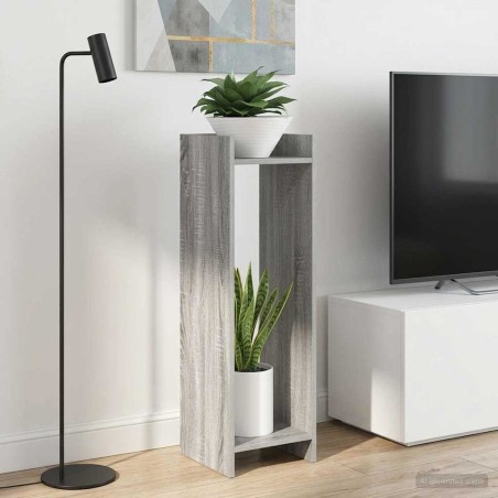Support de Plante 2 pc Gris Sonoma 30 x 30 x 100 cm 647801647801