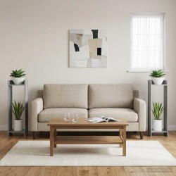 Support de Plante 2 pc Gris Sonoma 30 x 30 x 100 cm 647801647801