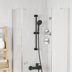 Support de Douche Noir 71 cm Acier inoxydable 647803647803