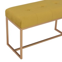 Banc 80 cm Moutarde Velours 647807647807