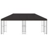 Gazebo avec murs latéraux 6 x 3 m Anthracite Polyester et Acier 647816647816