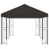 Gazebo avec murs latéraux 6 x 3 m Anthracite Polyester et Acier 647816647816