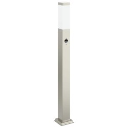 Borne lumineuse avec détecteur 80 cm en acier inoxydable IP44 647823647823