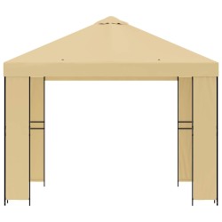 Pavillon 3 x 3 m Crème Polyester et Acier 190 gsm 647825647825