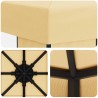 Pavillon 3 x 3 m Crème Polyester et Acier 190 gsm 647825647825