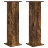 Support de Plante 2 pcs Chêne fumé 30,5 x 30 x 100,5 cm 647828647828