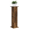 Support de Plante 2 pcs Chêne fumé 30,5 x 30 x 100,5 cm 647828647828