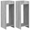 Support de Plante 2 pc Gris Sonoma 30 x 30 x 80 cm 647830647830