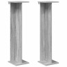 Support de Plante 2 pcs Gris Sonoma 25 x 25,5 x 100,5 cm 647832647832