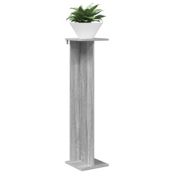 Support de Plante 2 pcs Gris Sonoma 25 x 25,5 x 100,5 cm 647832647832