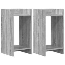 Support de Plante 2 pc Gris Sonoma 30 x 30 x 60 cm 647834647834