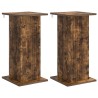 Support de Plante 2 pcs Chêne fumé 30,5 x 30 x 60,5 cm 647835647835