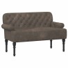Canapé love seat avec capitonnage en boutons Gris foncé 647836647836