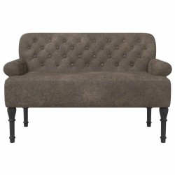 Canapé love seat avec capitonnage en boutons Gris foncé 647836647836