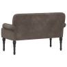 Canapé love seat avec capitonnage en boutons Gris foncé 647836647836