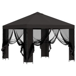 Abri de jardin avec parois 3 x 3 m Anthracite 647840647840