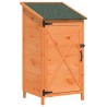 Abri de jardin Marron 59,5 x 56 x 113,5 cm Bois de Sapin Massif 647842647842