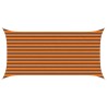 Voile d'ombre Orange et marron 4 x 2 m 100 % polyester Oxford 647844647844