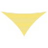 Voile d'ombre Jaune et blanc 7 x 5 x 5 m 100 % polyester Oxford 647845647845