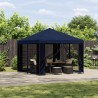 Abri de jardin avec parois 3 x 3 m Bleu Polyester et Acier 647846647846