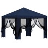 Abri de jardin avec parois 3 x 3 m Bleu Polyester et Acier 647846647846
