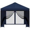 Abri de jardin avec parois 3 x 3 m Bleu Polyester et Acier 647846647846